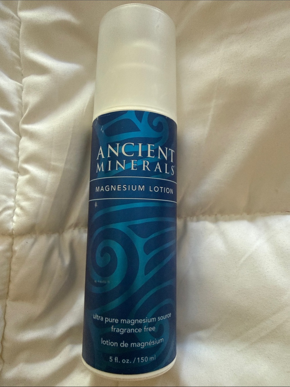 Magnesium Lotion - Fragrance-Free Lotion - Used only a few pumps - almost full